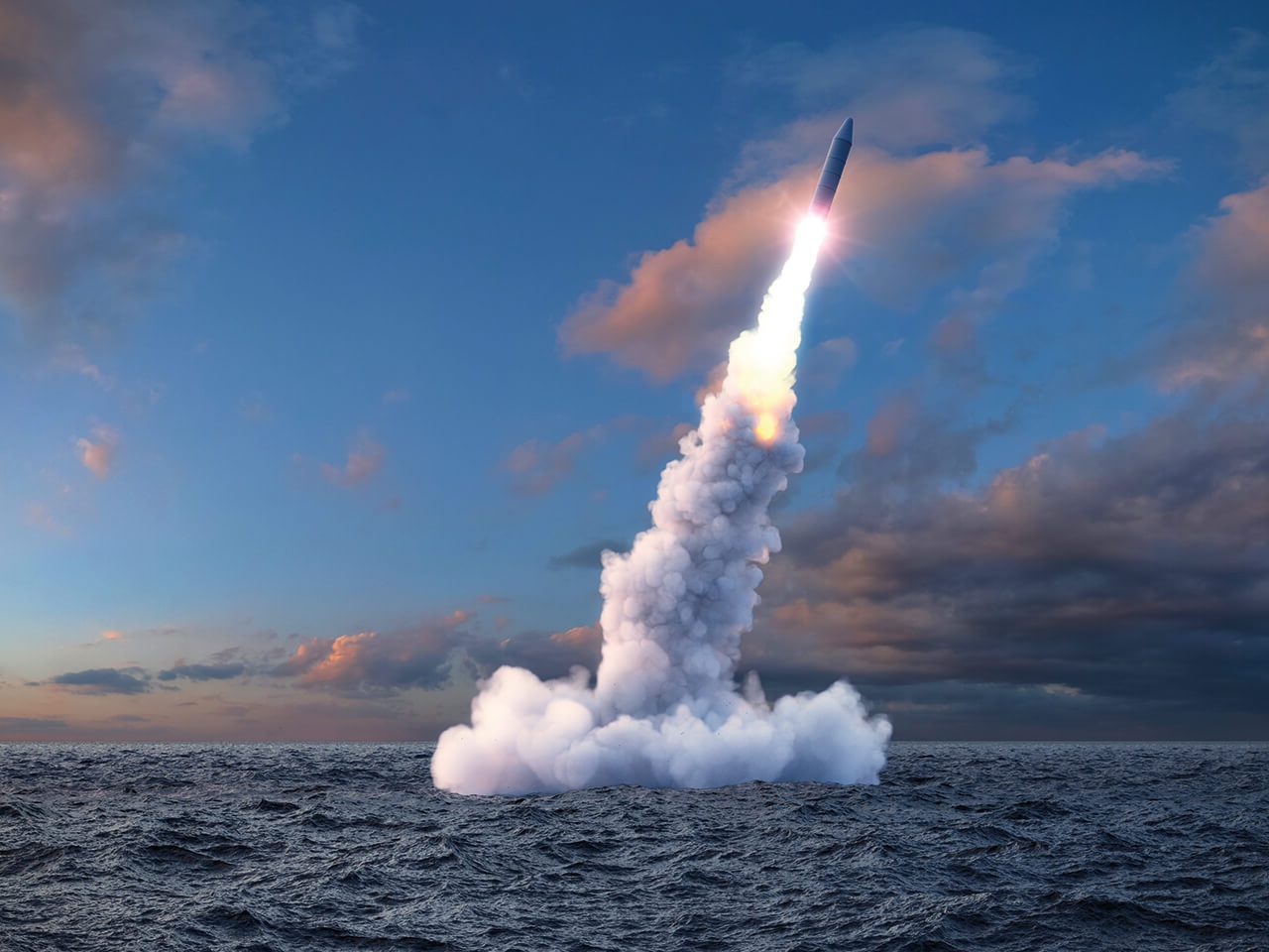 Missile nuclear radiological hazard